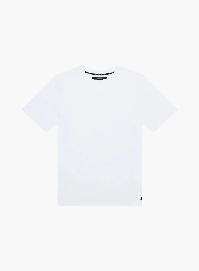 فرنش كونكشن Basic Crew Neck Stretch T-Shirt