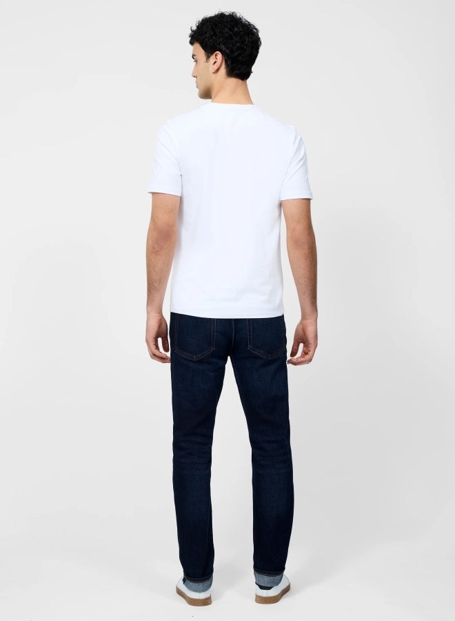 French Connection Basic Crew Neck Stretch T-Shirt - Image 2