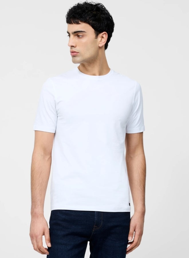 French Connection Basic Crew Neck Stretch T-Shirt - Image 1