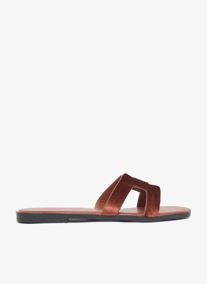 Brown Flat Sandals