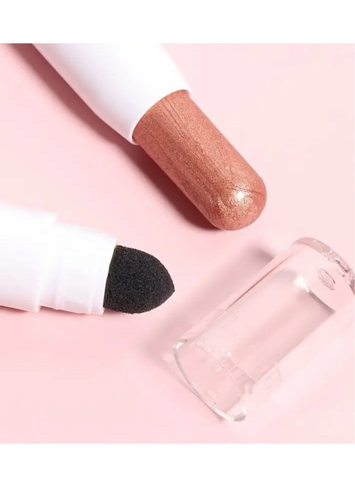 CAKAILA - Vibrant Shimmer Eyeshadow Stick - 2-in-1 Creamy Eye Brightener & Highlighter with Soft, Smooth, Easy-to-Apply Formula for Music Festival, Party, and Everyday Use - Long-Lasting, Water-Resistant, and Cruelty-Free 01 - Image 1