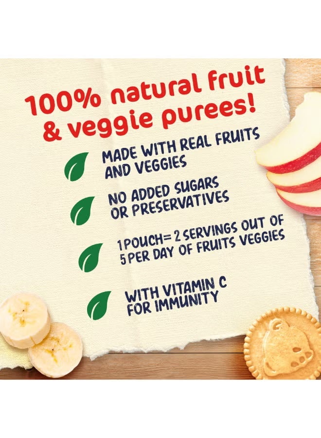 Cerelac Banana, Apple, Orange And Biscuit Pouch Puree 90grams - Image 3