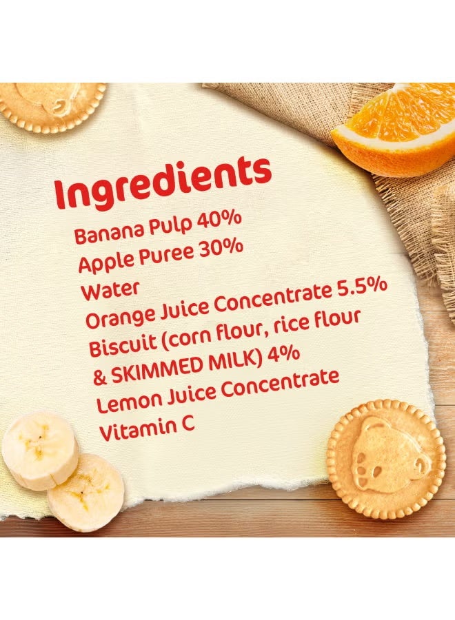 Cerelac Banana, Apple, Orange And Biscuit Pouch Puree 90grams - Image 5