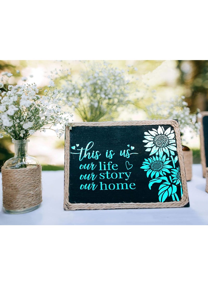 G GSS Designs GSS Designs Sunflower Stencils for Painting Decor This is US(12 x 16 Inches) Inspirational Word Stencils Sunflower DIY Craft Template for Painting on Wood, Canvas, Wall Sign Home Decor(SL-087)  - Image 5