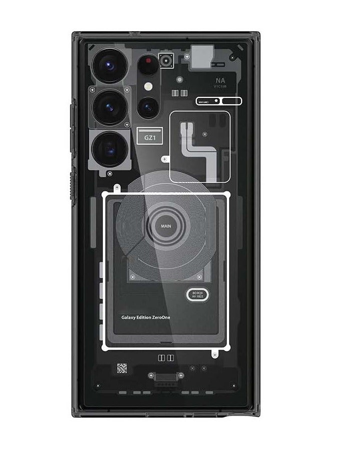 Techie حافظة سامسونج جالاكسي S24 ألترا ماغسيف – سبجن ألترا هايبرد زيرو وان ماغفيت مع حلقة معدنية – تصميم رفيع سهل التفكيك – متوافقة مع الشحن اللاسلكي وإكسسوارات ماغسيف – أسود - Image 2