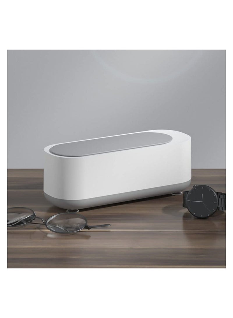 SYOSI MAKINGTEC Jewelry Cleaner, Small Professional Ultrasonic Cleaner, Portable Cosmetic Cleaning Machine for Rings, Eyeglasses, Watches, Coins, Tools Razors, Earrings, Necklaces, Cosmetic Brush - Image 2