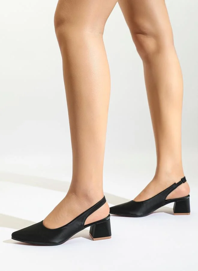 سنيك ايه بيك حذاء رسمي سادة بمقدمة مدببة