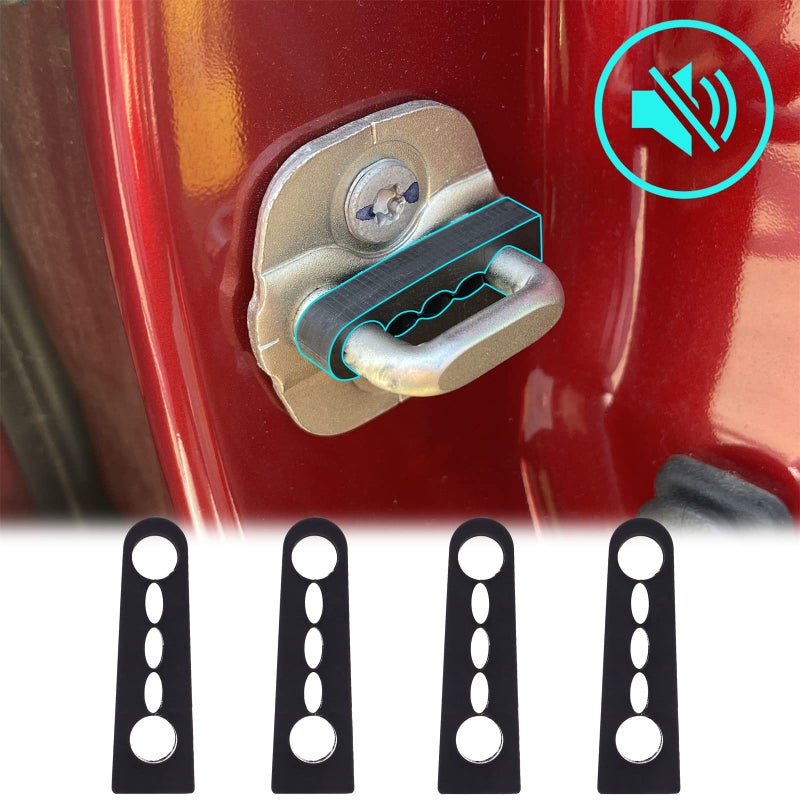 Generic Sound Damper Door Lock Buffer for Nissan Qashqai X-Trail Tiida Juke Note Rogue NV200 Murano Rattling Stop Soundproof Screaks Deaf Seal Deadener Deadening  - Image 2