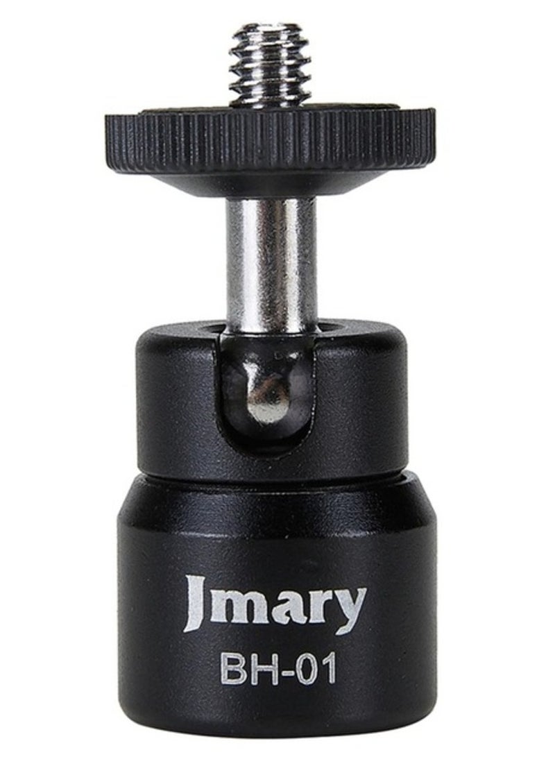 Jmary Jmary Bh-01 1/4" Konu 360 Derece Dönen Mini Bilyalı Kafa Kamera İçin - Image 1