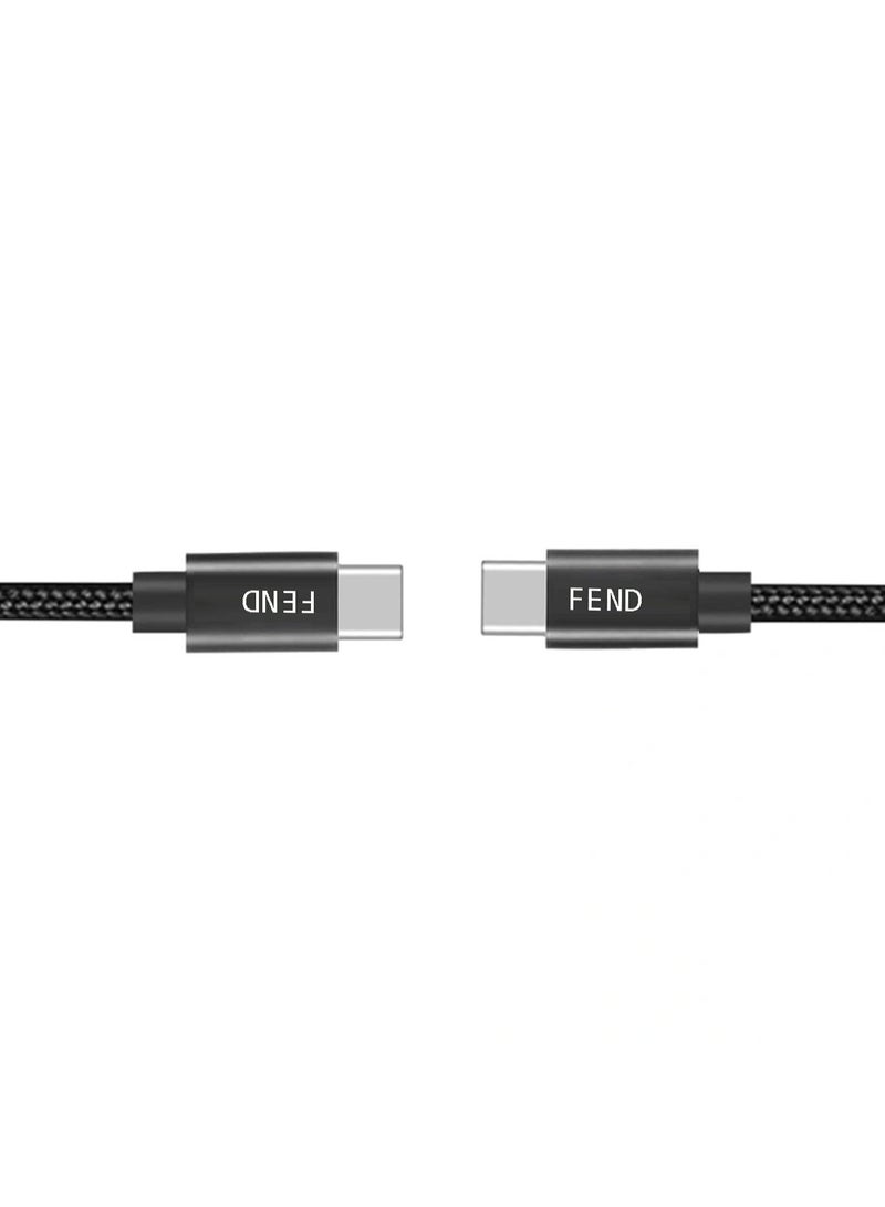 Fend FW84 Type C To Type C  Cable For Fast Charging and Data Transferring Compatible With Mobiles and Tablets - Image 3