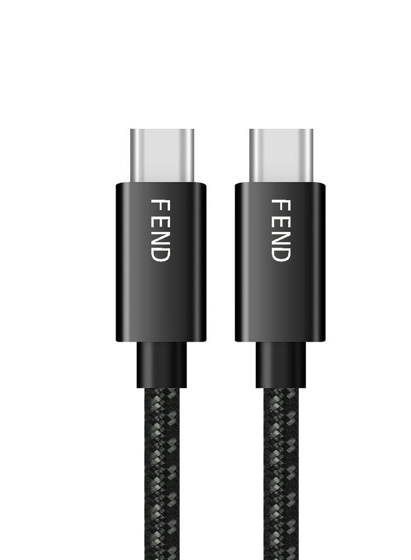 Fend FW84 Type C To Type C  Cable For Fast Charging and Data Transferring Compatible With Mobiles and Tablets - Image 2