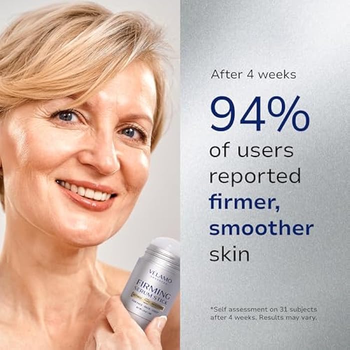 VELAMO ADVANCED Retinol Firming Serum Stick for Face, Neck & Chest: Visibly Tightens, Smooths & Firms Wrinkles, Laugh Lines - with Bakuchiol, THPE & Antioxidants 1oz/30g - Image 3