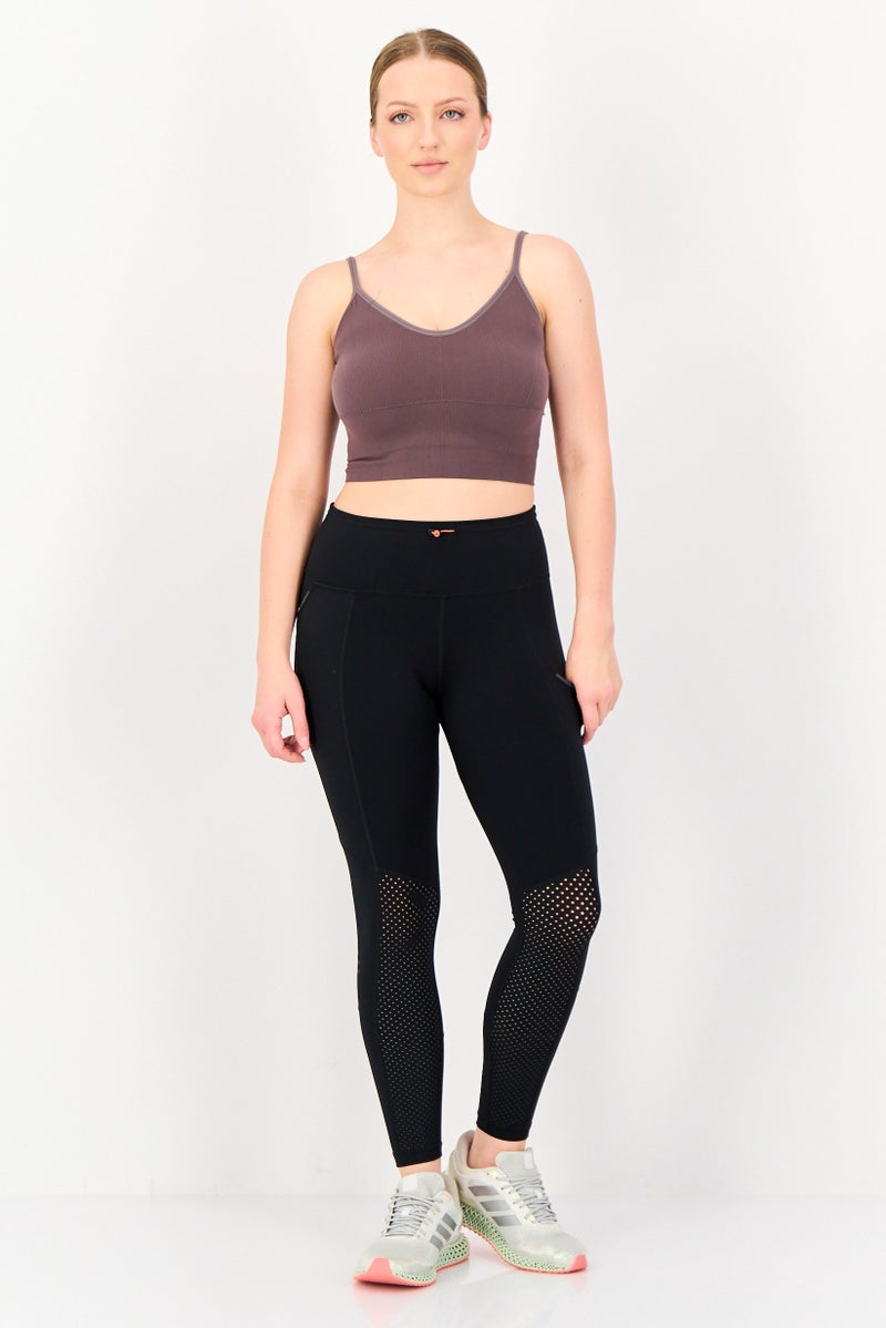 Nike Women Sportswear Fit Brand Logo Running Leggings, Black - Image 4