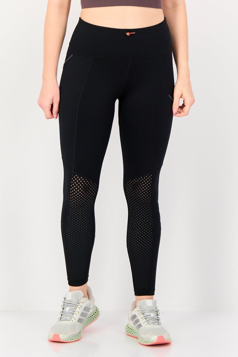 Nike Women Sportswear Fit Brand Logo Running Leggings, Black - Image 1