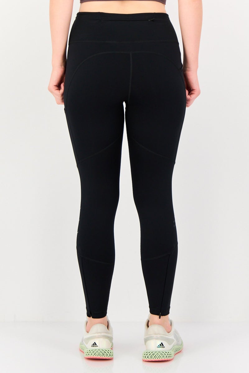 Nike Women Sportswear Fit Brand Logo Running Leggings, Black - Image 2