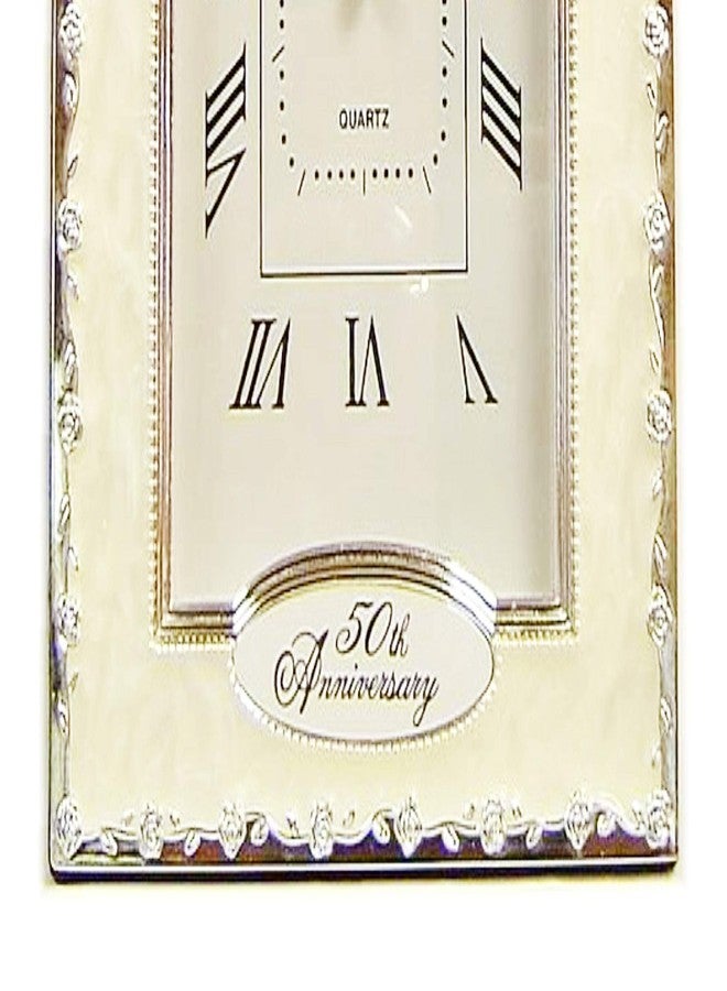 benerini ساعة طاولة كوارتز من بينيريني، هدية مثالية بمناسبة الذكرى الخمسين للزواج الذهبي. - Image 3