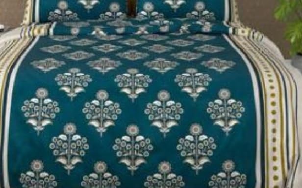 SITTING STYLE Sitting Style350 Tc Glace Cotton Double King Size Duvet Cover II Razai Cover II Quilt Cover for Double Bed Size with Zipper Dohars 90x100 inchMulticolor  - Image 2