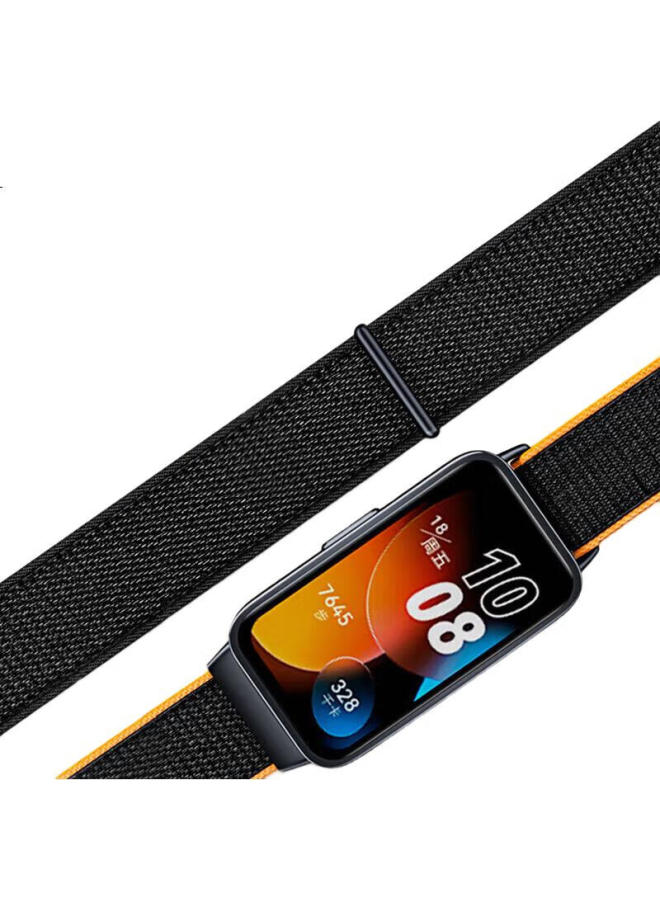Ten Flashes Huawei Band 8/9/10 Nfc Standard Edition Nylon Woven Wristband Universal Smart Sports Band Wear-Resistant - Image 3
