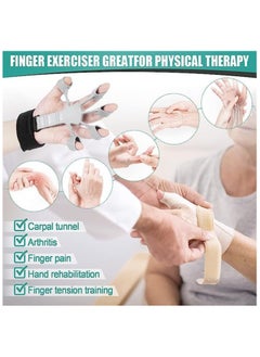 MIRFA Hand Grip Strengthener Adjustable Finger Exerciser for Relieve Pain for Arthritis, Carpal Tunnel Finger Stretcher Grip Strength Trainer and Hand Therapy, Rock Climbing  - Image 4