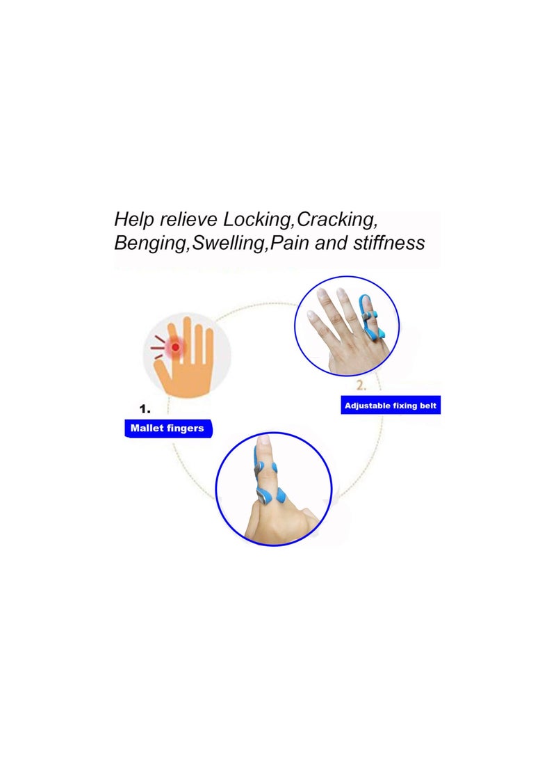3 Sizes Finger Hand Splint Brace Aluminum Toad Finger Protector Support Recovery Injury Malleable Support - Image 3