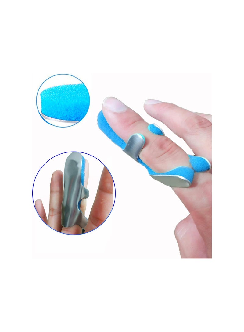 3 Sizes Finger Hand Splint Brace Aluminum Toad Finger Protector Support Recovery Injury Malleable Support - Image 2