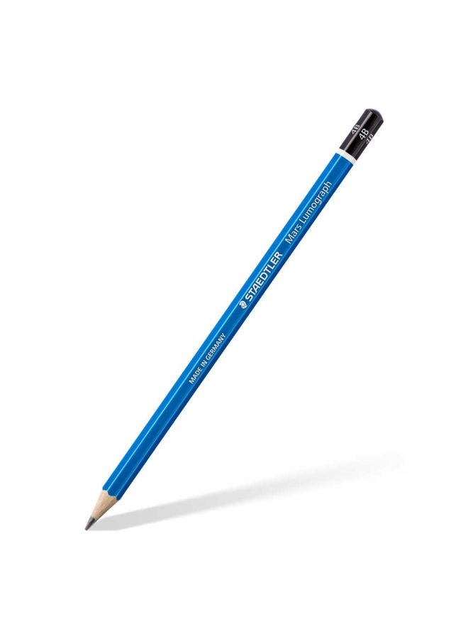 Mars Std-100-4B Lumograph 4B Drawing Pencil