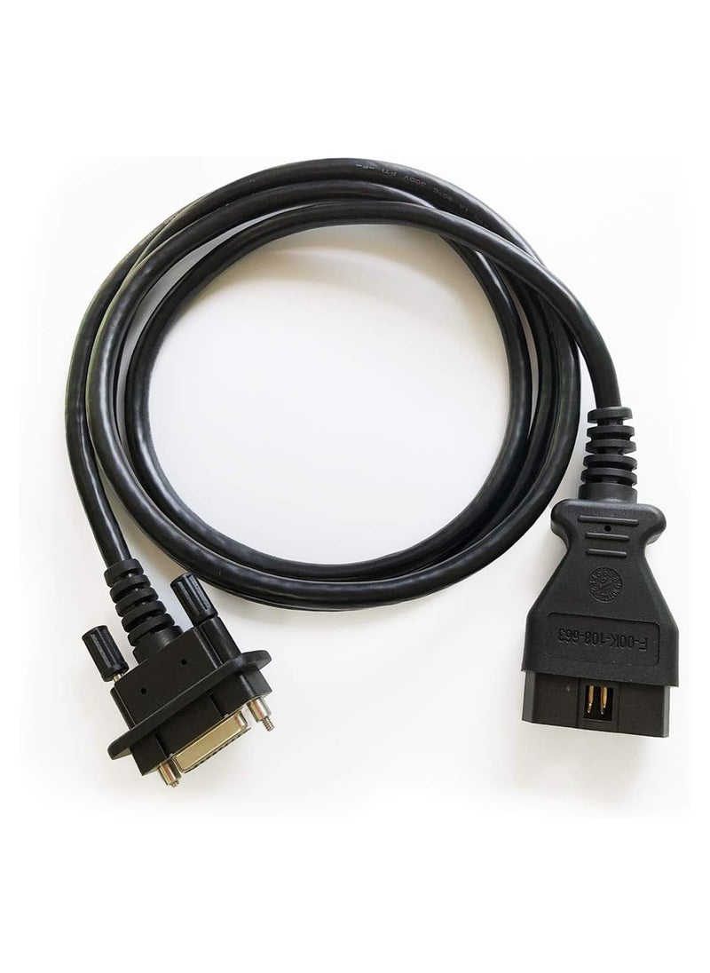 Generic VCM3 Diagnostic Cable Obd2 Main DlcTest Cable F-00K-108-663 F00K108663 Replacement of Part No.164-R9801 Works for Ford VcmII Vcm2  - Image 1