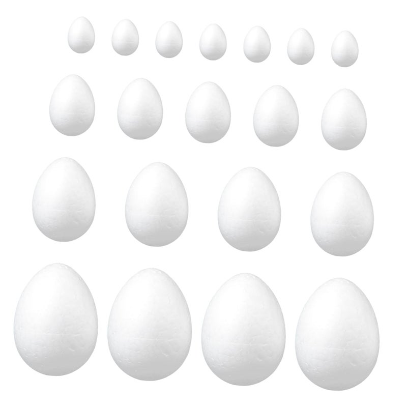 45 Pcs Hand Painted Foam Easter Eggs for Kids Crafts and Festive Decorations - Image 2