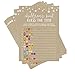 Printed Party Baby Shower Games for Boy or Girl Guess The Childrens Book Title Game Rustic Kraft Country Barn Design 50 Cards - Image 3