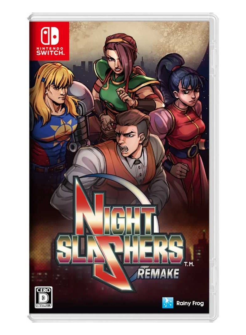 سويتش 0 Night Slashers Remake - إصدار Nintendo Switch - لعبة قتال كلاسيكية مظلمة - Image 1