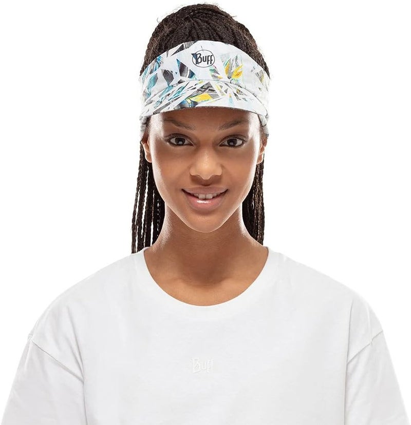Buff Pack Run Visor Ipe White - One Size
