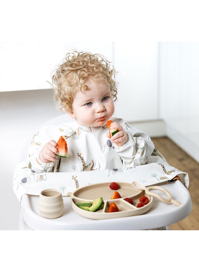 bibado - Long Sleeve Baby Bibs - Babies And Toddlers 6-36 Months - Coverall Baby Weaning Bib - Easy Wipe Clean And Soft Fabric - Image 1