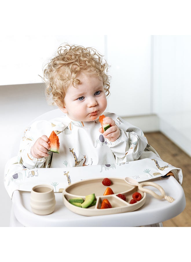 bibado - Long Sleeve Baby Bibs - Babies And Toddlers 6-36 Months - Coverall Baby Weaning Bib - Easy Wipe Clean And Soft Fabric - Image 1