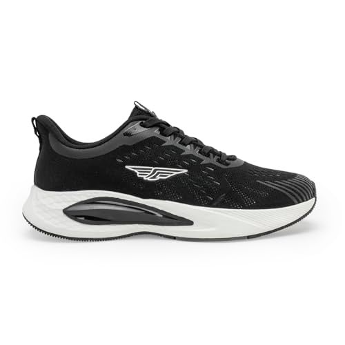 Red Tape Men’s Athleisure Sports Shoes with Supreme Bounce Insole Black/White - Image 2