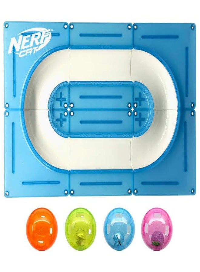 Nerf Turbo Track Vertical Set Cat Toy with 4 Balls Large - Image 2