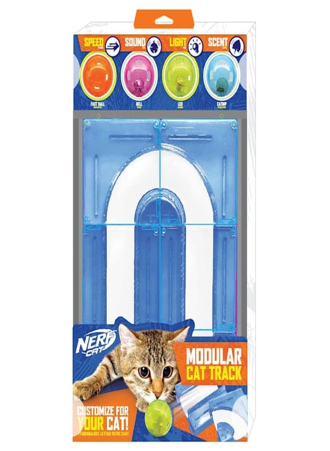 Nerf Turbo Track Vertical Set Cat Toy with 4 Balls Large - Image 1