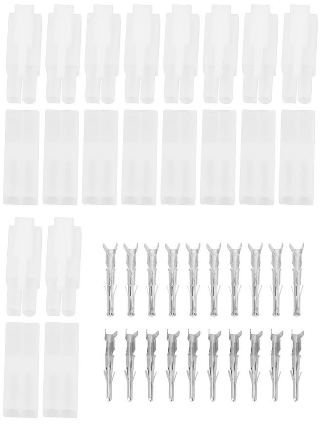 Briny River 20pcs Connector Male/Female Plug with Terminal Compatible with Tamiyas Rc Cars Boats Aircrafts - Image 1