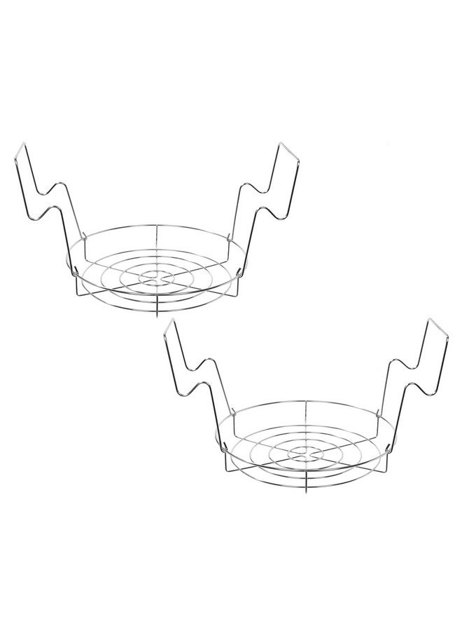 Concord 12" Stainless Steel Canning Rack. Holds 8 Pint or 7 Quart Jars. No Rust, Extra Stability. FITS IN POT WITH AT LEAST 12.5" WIDTH. BULK PACKS (2 Pack) - Image 1