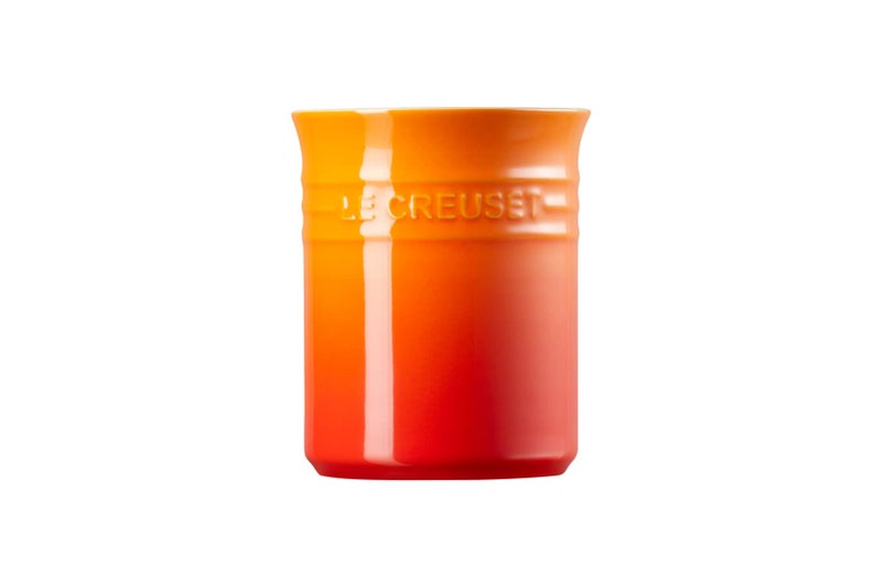 Le Creuset Le Creuset Stoneware Small Utensil Jar, 1.1 L-Volcanic, red Flame  - Image 3