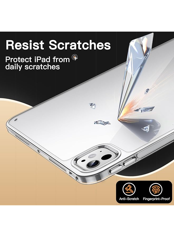 Jetech Clear Case For Ipad Pro 11-Inch M4 2024 5Th Generation Anti-Yellowing Transparent Shockproof Slim Tablet Back Cover With Hard Pc Back And Soft Tpu Bumper - Image 5