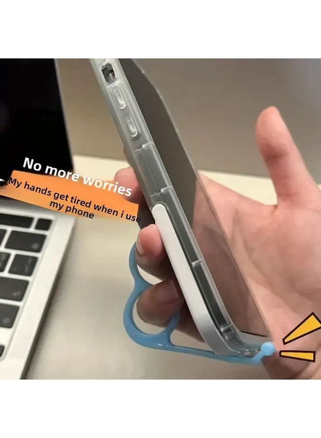 Assorted Varieties 2pcs Portable Phone Holder Thumb Relief Finger Support Stand Lightweight Desktop Grip Single Handed Ergonomic - Image 4