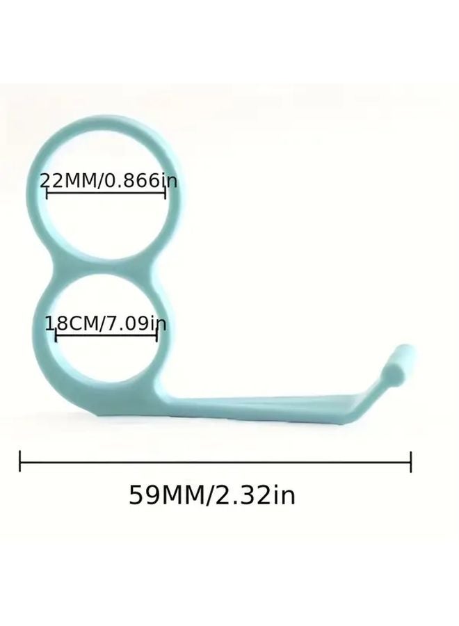 Assorted Varieties 2pcs Portable Phone Holder Thumb Relief Finger Support Stand Lightweight Desktop Grip Single Handed Ergonomic - Image 3