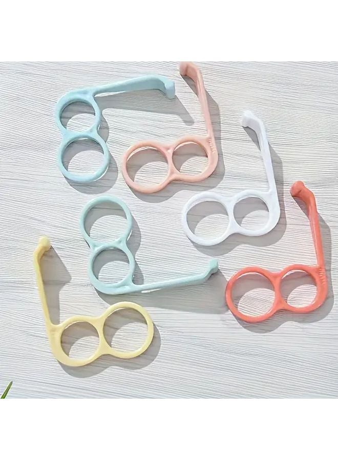 Assorted Varieties 2pcs Portable Phone Holder Thumb Relief Finger Support Stand Lightweight Desktop Grip Single Handed Ergonomic - Image 1