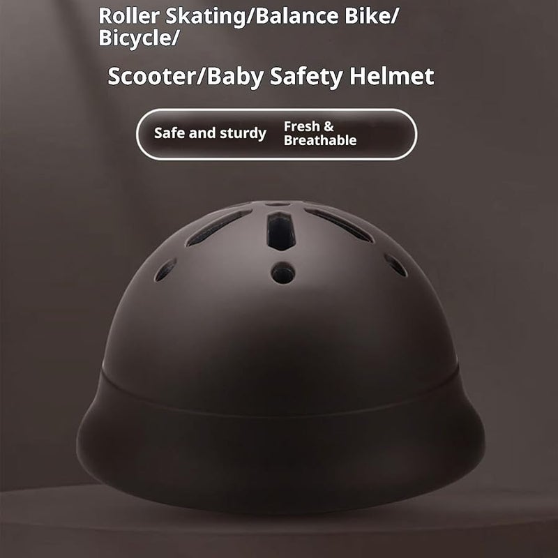 خوذة الأطفال البنية للدراجات والتزلج على العجلات ودراجة التوازن قابلة للتعديل للحماية من الصدمات - Image 5