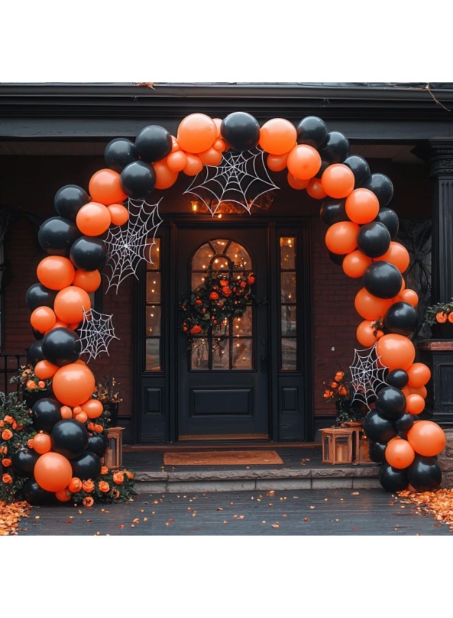 بالونات السوداء أحجام مختلفة 18 12 10 5 بوصة لجيلاند قوس ، بالون اللاتكس لحفلة هالوين ديكورات عيد ميلاد الزفاف - Image 3