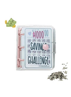 SYOSI 1000 Savings Challenge Binder, Money Saving Binder, Reusable Budget, Savings Challenges Book with Envelopes, Envelope Savings Challenge, Mini Budget Binder with Cash Envelopes, Great Gift(1 Pack)  - Image 1