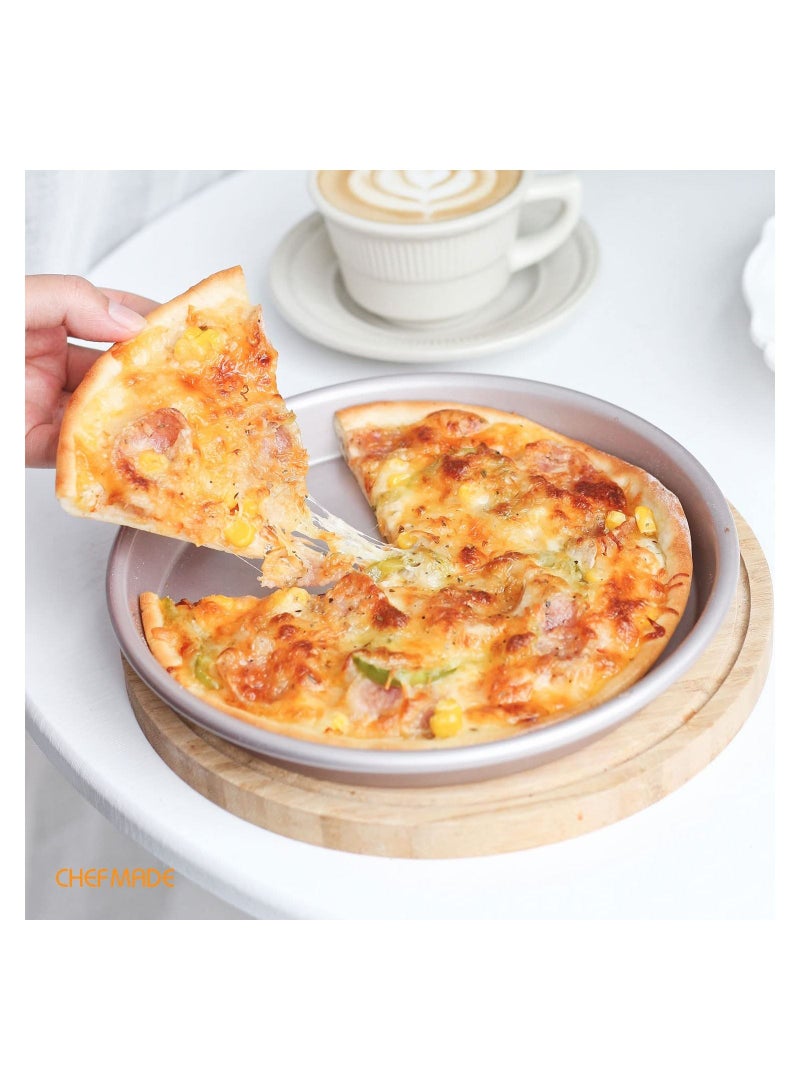 chefmade Pizza Pan 8 Inch Non Stick Pancake Bakeware - Image 4