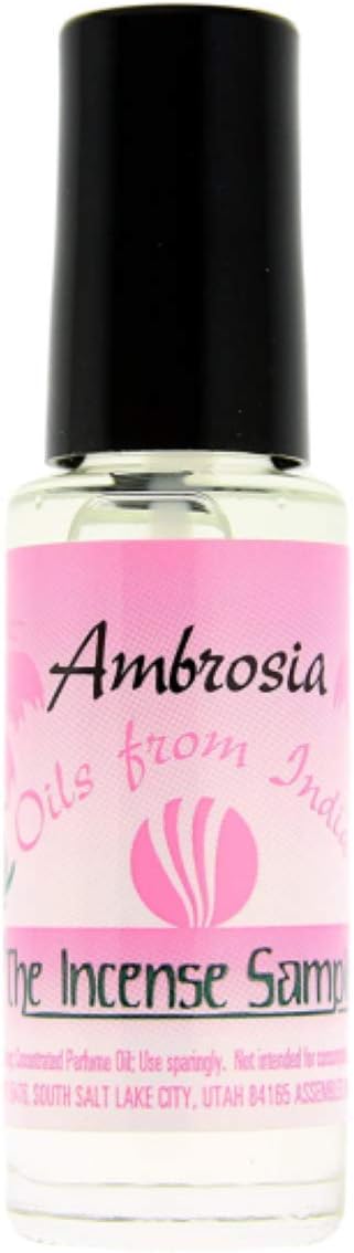 Incense Ambrosia Oil - Oils from India - 9.5 ml - Each bottle has an applicator wand