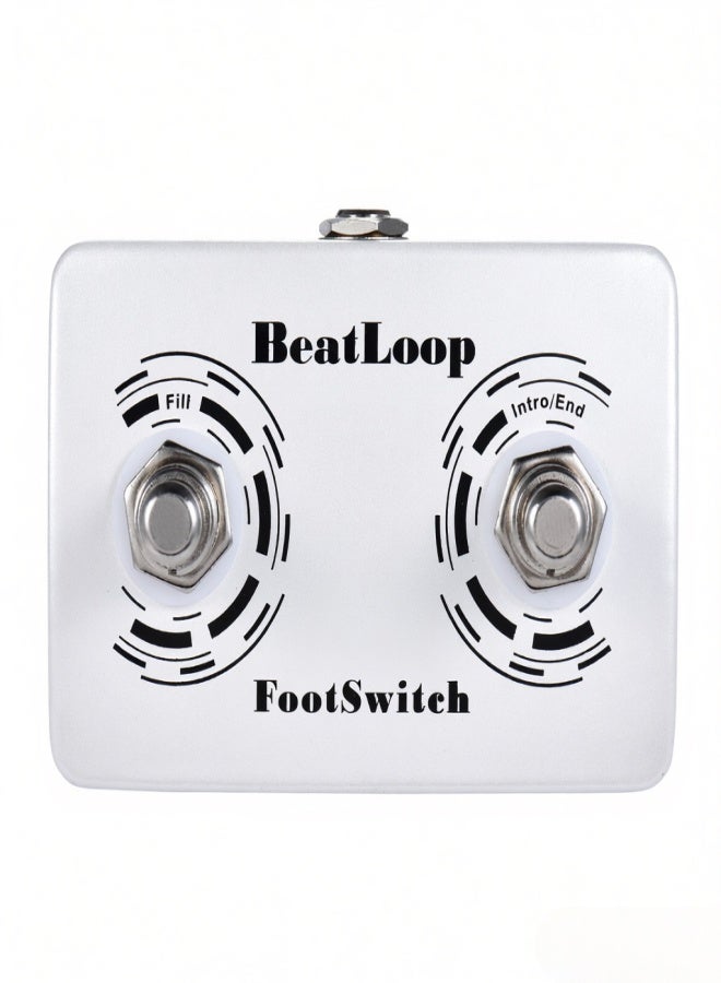 Rowin BeatLoop Dual Footswitch Foot Switch Pedal for BEAT LOOP Recording Effect Pedal with 6.35mm Cable - Image 5