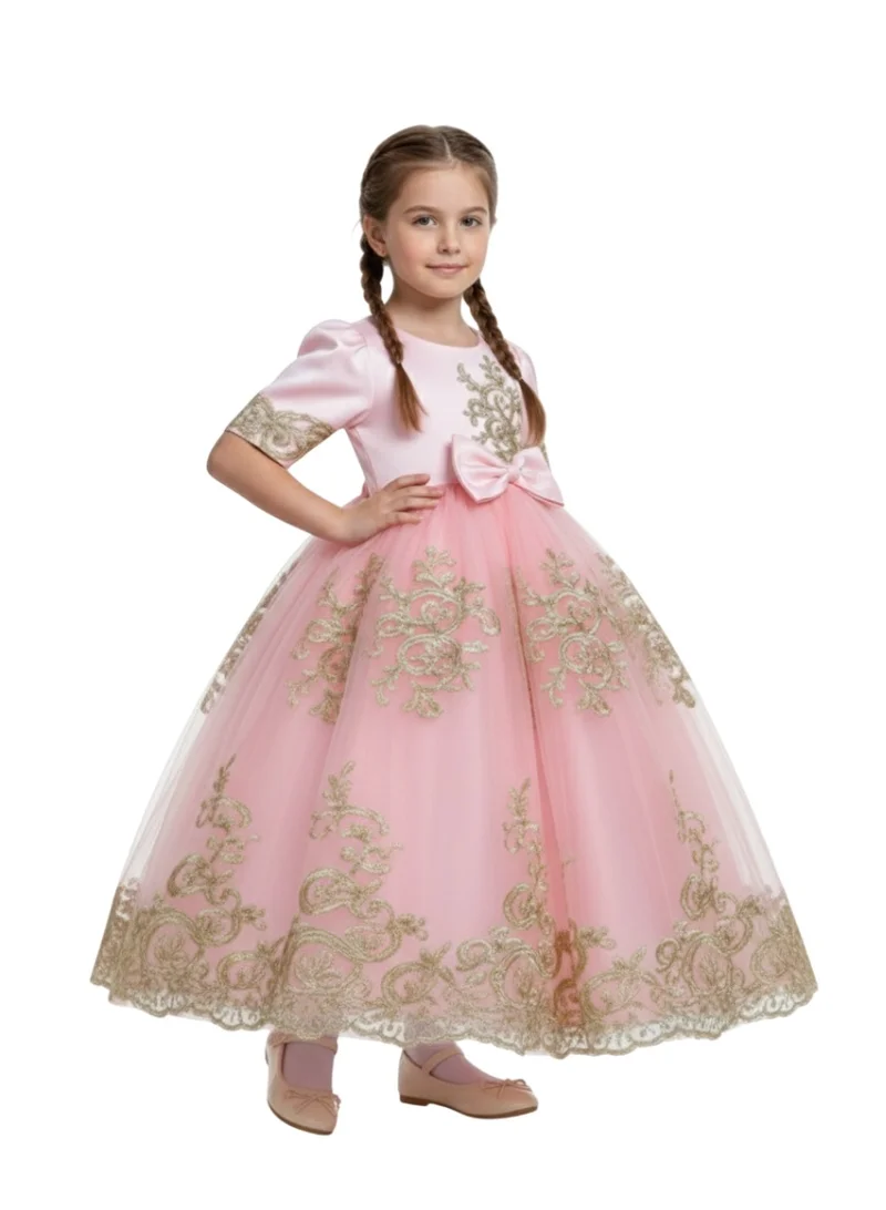 دىدانيالا فستان سهرة من التول المطرز